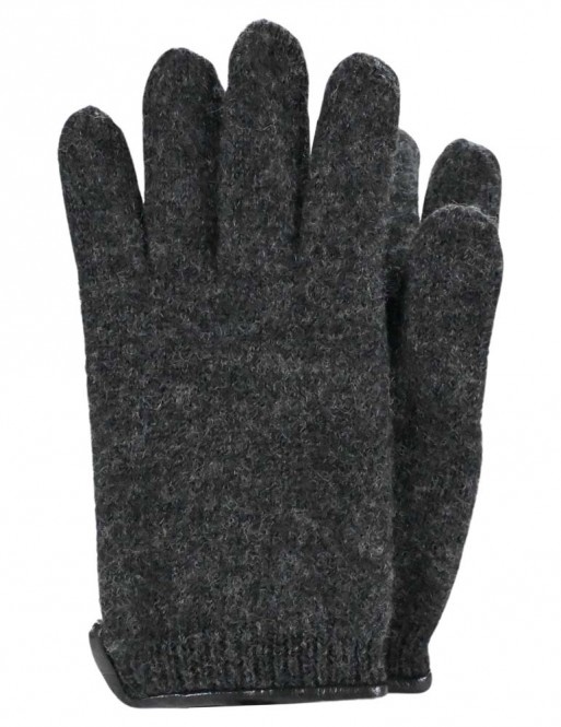 Pure Pure Handschuhe aus Schurwolle - anthrazit Gr.8