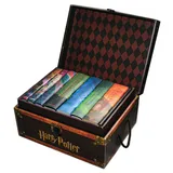 Harry Potter: Housed in a Collectible Trunk-like Box With Sturdy Handles, Lockable Lid, and Bonus Decorative Stickers (Harry Potter, 1-7)
