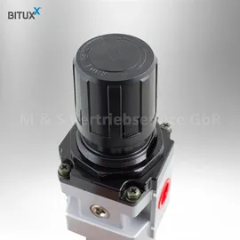 BITUXX Druckluft Wartungseinheit 1/2' Druckminderer Wasserabscheider Öler Filter - Bituxx
