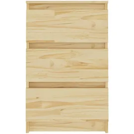 vidaXL Nachttische 2 Stk. 40x29,5x64 cm Massivholz Kiefer