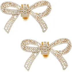 Schuhanstecker LASCANA, Damen, Gr. B/L: 4cm x 6cm, gold (goldfarben), Metall, Schuhzubehör Schuhanstecker, Schuhschmuck, Schuhclip, Schuhanstecker