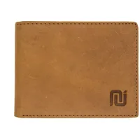 NEGOTIA Elite - Geldbeutel aus Top Grain leder - Geldbörse für Herren - Geldbörse Herren Klein - Brieftasche Herren - Portmonee - Braun - Braun