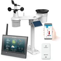 Bresser MeteoChamp HD WLAN Wetter Center 7-in-1 - Grau