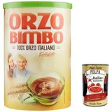 3x Orzo Bimbo 100% Italiano Instant Soluble Barley Grain Coffee 200g+Polpa 400g