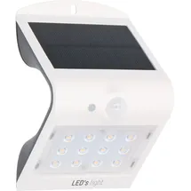 LED's Work Außenleuchte Solar 1,5 W 220 lm Bewegungsmelder weiß