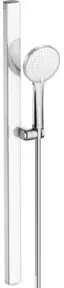 Duravit Brause-Set MinusFlow m HB, Schlauch, Brausestange, chr/we hgl