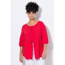 MIAMODA Longbluse A-Linie rot 52