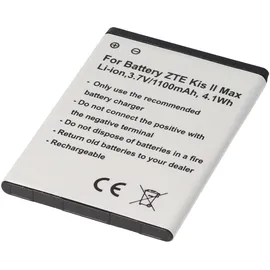 AccuCell Akku passend für ZTE Kis II Max 3,7V 1100 mAh 1 St.