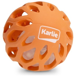 Karlie Gitterball mit TPR LED Leuchtkugel ø: 8.3 cm orange