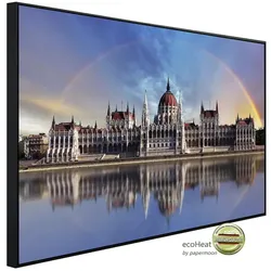 papermoon Infrarotheizung »EcoHeat - Kathedrale mit Regenbogen«, Matt-Effekt - bunt