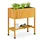 Relaxdays Hochbeet 74 x 38 x 80,5 cm Orange/Schwarz