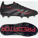 Adidas Predator Elite Fg Kinderfußballschuhe - Core Black / Grey Four / Lucid Red - 34