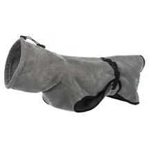 Trixie Bademantel Hund L Frottee grau