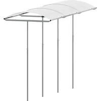 BECKMANN Pflanzenschutzdach BECKMANN "Modell 1", silber (silberfarben), B:112cm T:300cm, Gewächshäuser, höhenverstellbar 80-180 cm