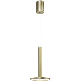 Nova Luce Palencia 1-flg. 11 W Durchmesser 60 cm gold