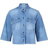 Betty & Co Jeansjacke mit Perlen in Light Blue Denim | Gr.: 46