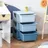 Homcom Spielzeugtruhe 37 x 37 x 56,5 cm Blau