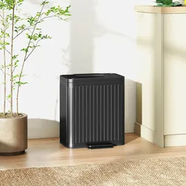 Homcom Mülleimer 20 l Schwarz