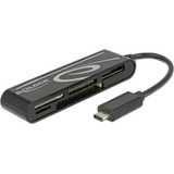 Delock USB 2.0 Card Reader USB Type-C 5 Slots - schwarz