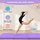 Costway Gymnastikmatte Yogamatte, 180 x 60 x 5 cm, tragbar &rutschfest lila