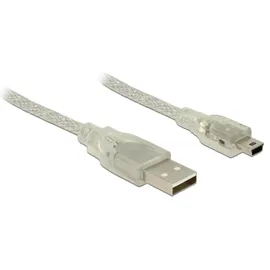DeLock USB2.0-Kabel A-MiniB: 0.5m (0.50 m USB 2.0), Kabel