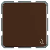 Berker Schuko-Steckdose IP44 Unterputz braun