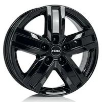 Rial Transporter 6,5 x 16 5 x 160 ET60 Schwarz Glänzend