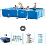 Rechteckiger Frame Pool - 450x220x84 Cm - 5-teilig  S40243