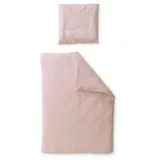 Ehrenkind Musselin Rosa 135 x 200 cm + 80 x 80 cm