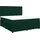 vidaXL Boxspringbett 180 x 200 cm Dunkelgrün