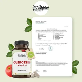 yes vegan Quercetin hochdosiert Kapseln 180 St.