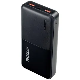 VOLTCRAFT PB-19C-M Powerbank 20000 mAh USB PD, Quick Charge LiPo Schwarz