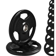 G5 HT SPORT Olympia-Scheiben Gusseisen gummiert Ø 50 mm (2 x 2,5 kg) schwarz