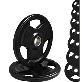 G5 HT SPORT Olympia-Scheiben Gusseisen gummiert Ø 50 mm (2 x 2,5 kg) schwarz