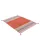 carpetfine Kelim Azizi, orange, 80x150 cm | Moderner Teppich für Wohn- und Schlafzimmer