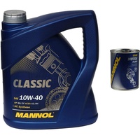 4L Motoröl MANNOL Classic 10W-40 1x MANNOL Motor Flush ADDITIV