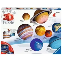 RAVENSBURGER 11668 3D-Puzzle Planetensystem