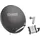 Schwaiger 80cm anthrazit + Quad LNB