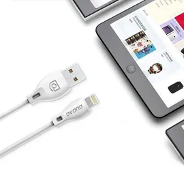 DUDAO USB - Micro-usb-kabel 2,4 M Weiß