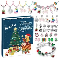 LuxusKollektion Schmuck-Adventskalender Adventskalender Schmuck Mädchen 2024 DIY Weihnachtskalender 24