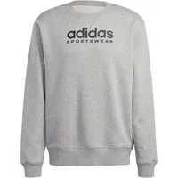 adidas Herren Sweatshirt All SZN Fleece Graphic, MGREYH, S