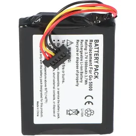 AccuCell Akku passend für den TomTom VFAD Akku AHA11111008, TomTom Go 5000 Akku, Go 6000