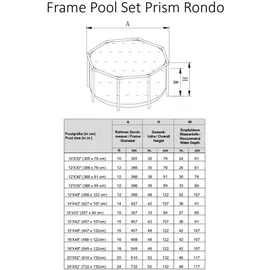 Intex Prism Frame Pool Set 457 x 107 cm inkl. Filterpumpe
