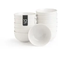 Home4You Müslischalen 12er Set Weiß 14 cm
