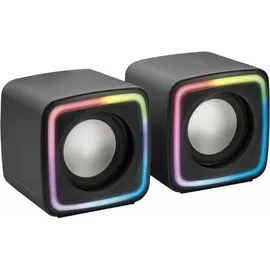 mars-gaming Mars Gaming MSCUBE, RGB DSP 8W Gaming-Lautsprecher, Schwarz