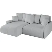 ECKSOFA Ottomane links ONESK-L -v1 216x177x72 Grau Cord