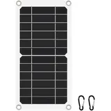 Jadeshay Tragbares Solarladegerät, 5V USB-Ausgang Solarpanel-Ladegerät Handy-Ladegerät for Outdoor-Camping, Wandern (Size : 20W)