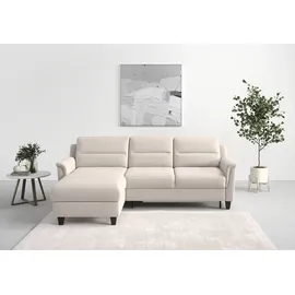 sit&more Ecksofa SIT & MORE "Farö L-Form", grau (elephant), B:234cm H:90cm T:168cm, Sofas, Ecksofa, inklusive Federkern, wahlweise mit Bettfunktion und Bettkasten
