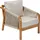 BUTLERS Rope Island Outdoor Sessel 80 x 70 x 69 cm braun
