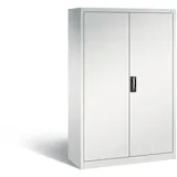 C+P Werkstattschrank mit 4 Schubladen | HxBxT 195x120x50cm | Lichtgrau von PROREGAL